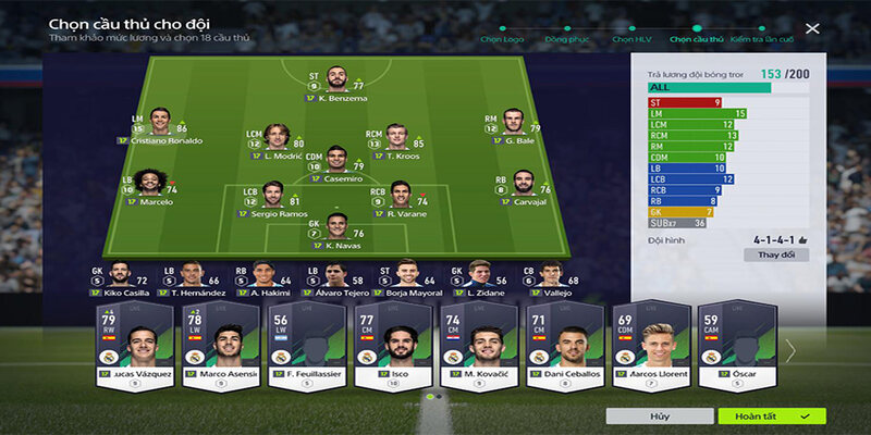 Để xây dựng đội hình Fifa online 4 rẻ chất lượng 2023 cần lựa chọn cầu thủ phù hợp